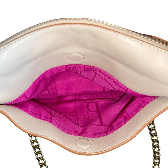 Botkier Shoulder Bag Chain Deco Strap Convertible Purse Leather - Picture 9 of 13